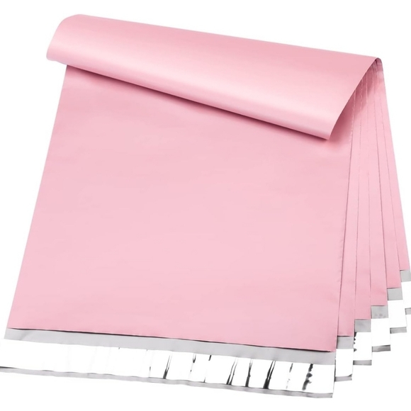 Pink Poly Mailers Package 10 10"x13 and 5 19"x24" - Picture 2 of 5